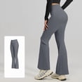 thumbnail image 1 of Top-kevin Unissue Hugcurve No Front Seam Flare Leggings 31", 1 of 7