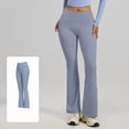 thumbnail image 1 of Top-kevin Unissue Hugcurve No Front Seam Flare Leggings 31", 1 of 7