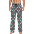 thumbnail image 1 of Top-kevin Vintage Snowflake Pajama Pants Mens Lounge Pants Casual Men Pajama Bottoms with Drawstring & Pockets Christmas Gifts, 1 of 13
