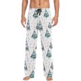 thumbnail image 1 of Top-kevin Watercolor Merry Christmas Pattern Stars Pajama Pants for Men Men's Pajama Pants Mens Pajama Bottoms with Drawstring, 1 of 13