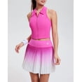 thumbnail image 1 of Top-kevin Women Two Piece Tennis Skirt Set Pleated Golf OutfitsTravel Dress with Shorts, 1 of 5