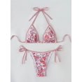 thumbnail image 1 of Top-kevin Women's Floral Printed Bathing Suit Halter Paisley Summer Swimsuit Bikinis Set, 1 of 12