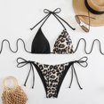 thumbnail image 1 of Top-kevin Women's Sexy Triangle Bikini Sets Cheeky Thong Swimsuit Adjustable Straps Bathing Suit, 1 of 12