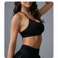 thumbnail image 1 of Top-kevin Womens Yoga Butterluxe Y Back Sports Bra Padded Racerback Low impact Spaghetti Thin Strap Workout Yoga Bra Breathable Elastic Yoga Sports Bra, 1 of 6