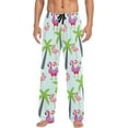 thumbnail image 1 of Top-kevin Xmas Santa Claus and Flamingo Pajama Pants for Men PJs Bottoms Sleep Lounge Pants with Pockets, 1 of 13