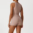 thumbnail image 1 of Top-kevin Yoga Suit Two-Piece Top, Sports Vest, Beautiful Back, Seamless High Waist Peach Hip Sports Shorts, Suitable for Outdoor Sports, Fitness, Yoga, Pilates, Fast Drying, Sweat Absorbing, 1 of 9