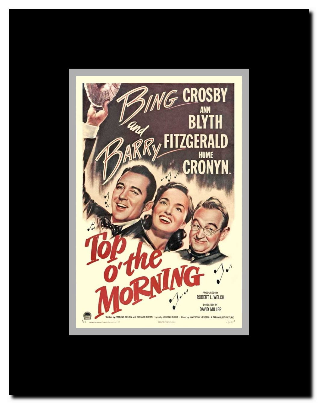 Top o' the Morning Framed Movie Poster
