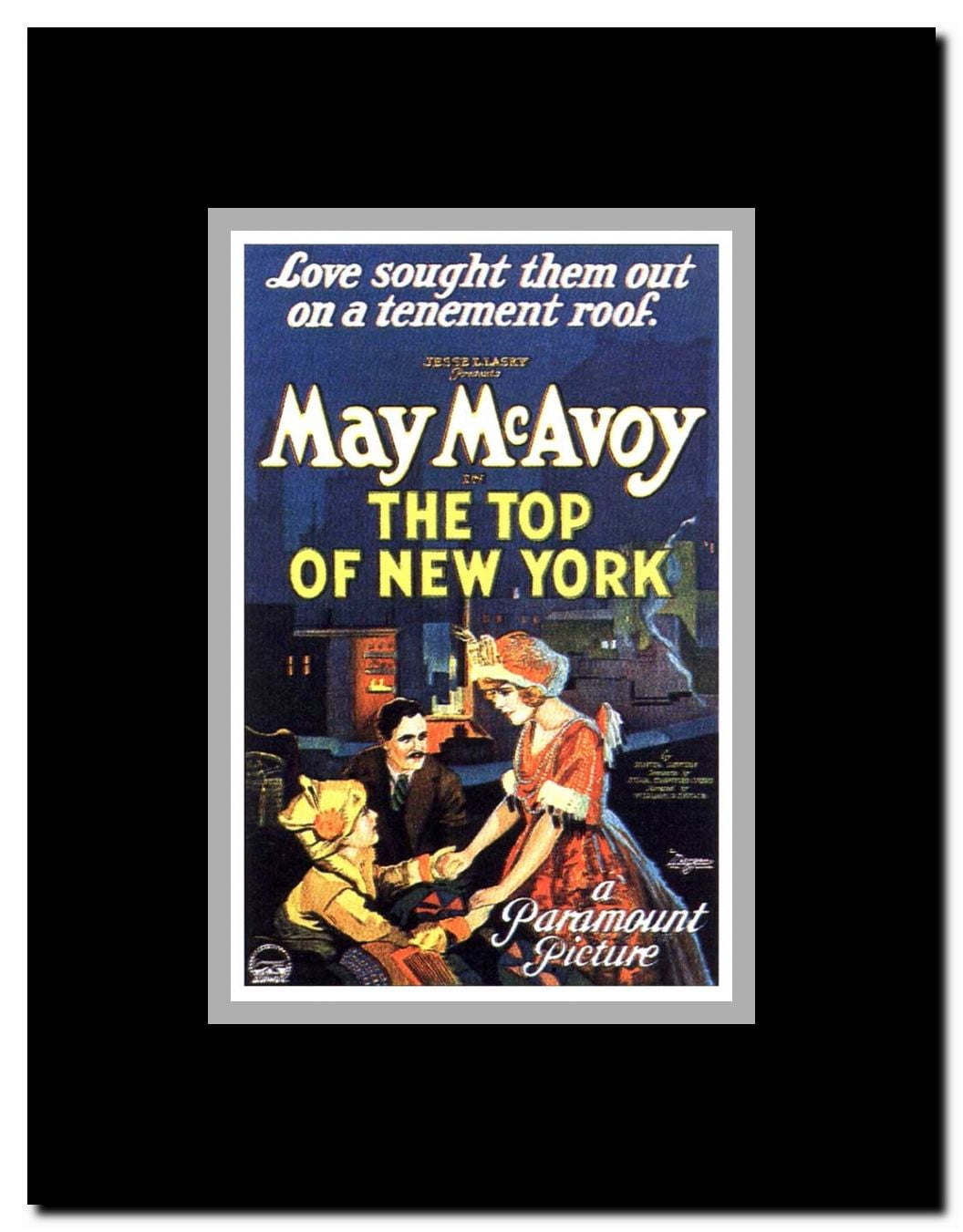 Top of New York The Framed Movie Poster