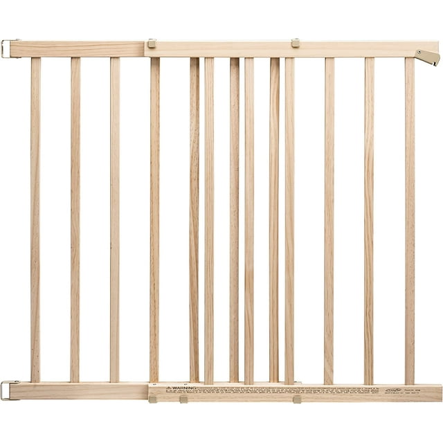 , Top of Stairs, Extra Tall Gate, Tan Wood