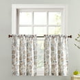 thumbnail image 1 of Top of the Window Signy Jacobean Pattern Light Filtering Rod Pocket Kitchen Curtains, 54"x36", 1 of 4