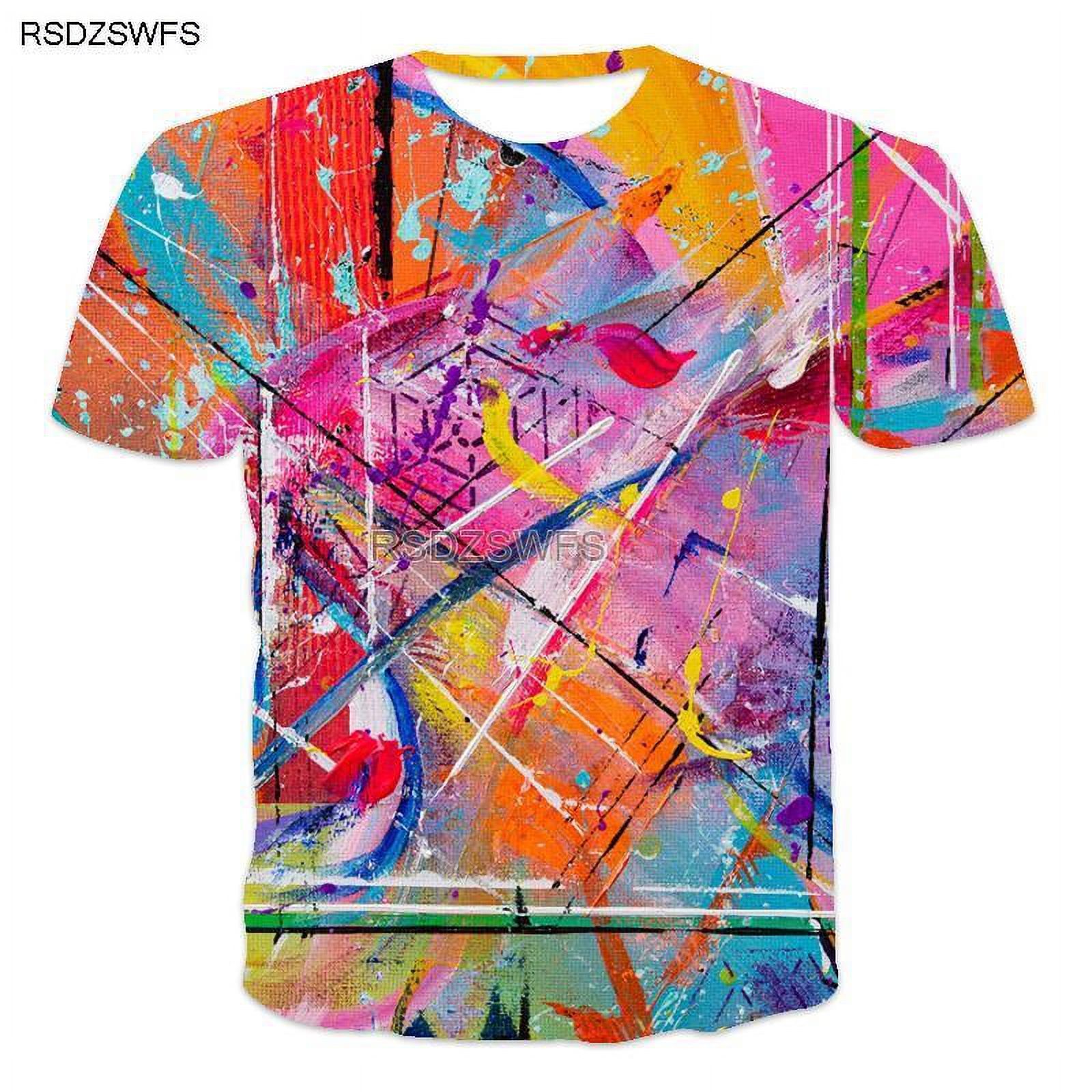 Striped Graffiti Spring Top