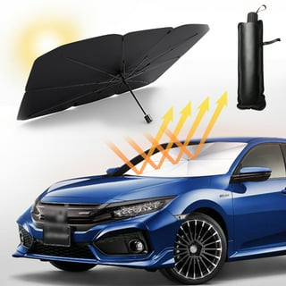 Ajxn Car Windshield Sun Shade Umbrella,UV Protection,Car Windshield Sun  Shade Umbrella to Keep Your Vehicle Cool,Car Accessories Foldable Sun  Shield