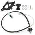 thumbnail image 1 of Top10 Racing For 1979-1995 Mustang Adjustable Clutch Cable Quadrant and Firewall Adjuster Kit (Black), 1 of 7
