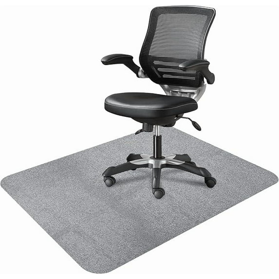 TopAutoGear 47"x36" Office Chair Mats, Desk Chair Mat for Hardwood & Tile Floor, Anti-Slip Floor Protector, Dark Gray