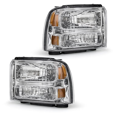 Pair Of Front Fog Lights For 2005-2007 Ford F-250 / F-350 / F-450 / F-550 Super Duty – Direct Replacement Halogen (DOT/SAE)