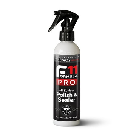 TopCoat F11PRO 8oz Spray - All-Surface Polish & Sealer - F11 Pro Formula - Water-Based - Multi-Purpose Wax+