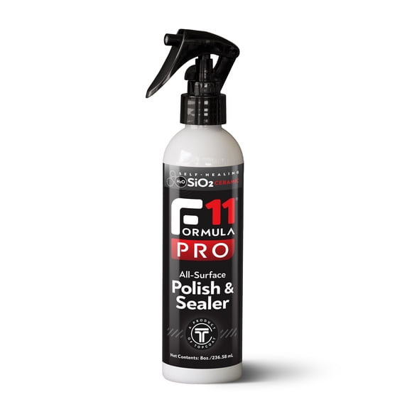 TopCoat F11PRO 8oz Spray - All-Surface Polish & Sealer - F11 Pro Formula - Water-Based - Multi-Purpose Wax+