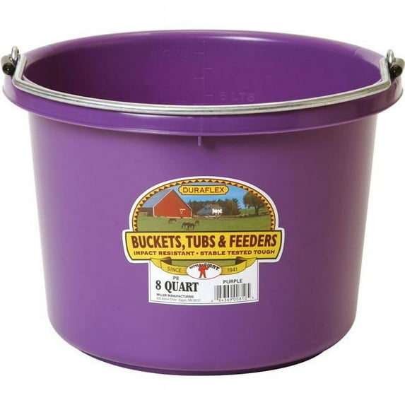 Little Giant 8Qt Plastic Bucket Purple
