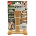 thumbnail image 1 of SPOT Bam-Bones Plus Chew Bones for Dogs, T-Shape, Chicken Flavor, Dog Chew Toy for Aggressive Chewers, Adult Dogs & Teething Puppies Under 60lbs, 6", 1 of 14