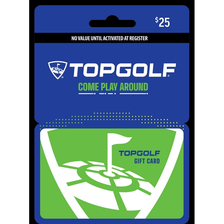 TopGolf 25 Gift Card