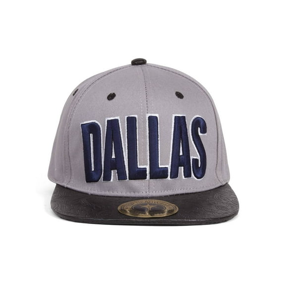 TopHeadwaer Dallas City Snapback w/ Floral Flat Bill - Grey/Black