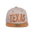 thumbnail image 1 of TopHeadwaer Texas City Snapback w/ Floral Flat Bill - Khaki/Orange, 1 of 4