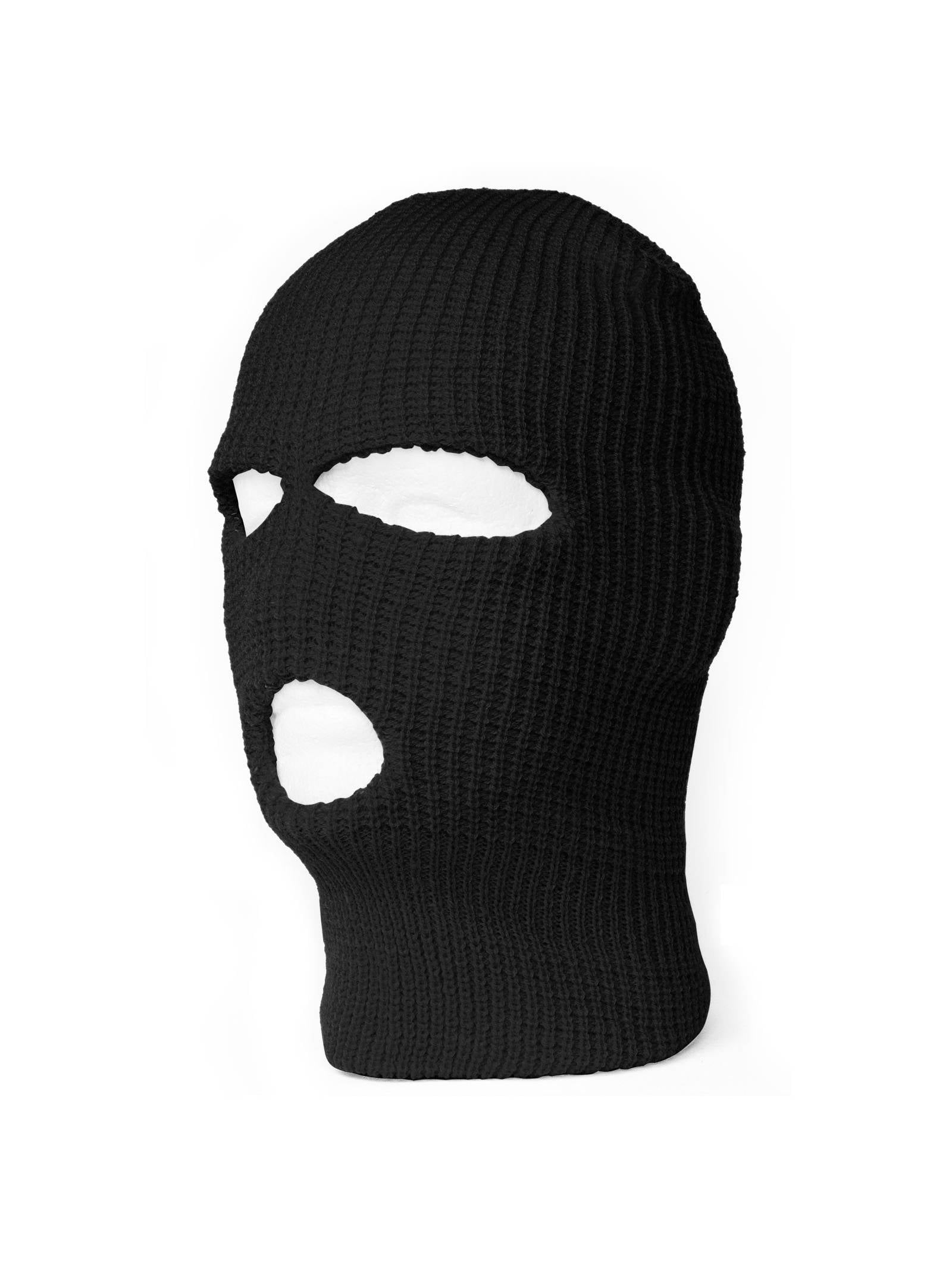 TopHeadwear 3 Hole Ski Mask - Black