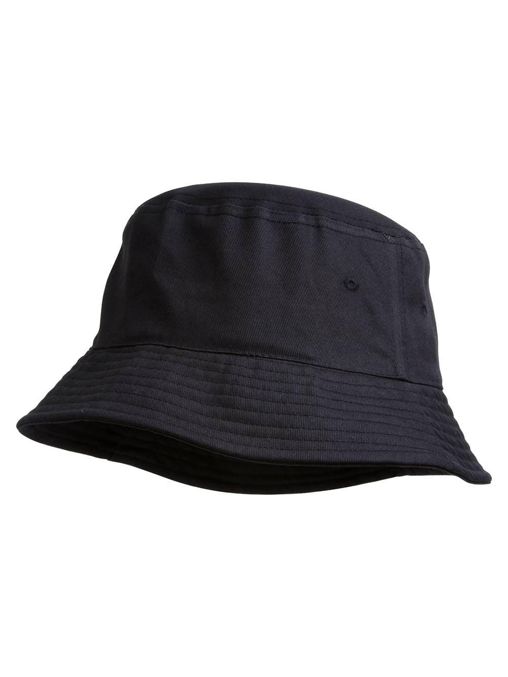TopHeadwear Blank Cotton Bucket Hat - Navy - Large/X-Large