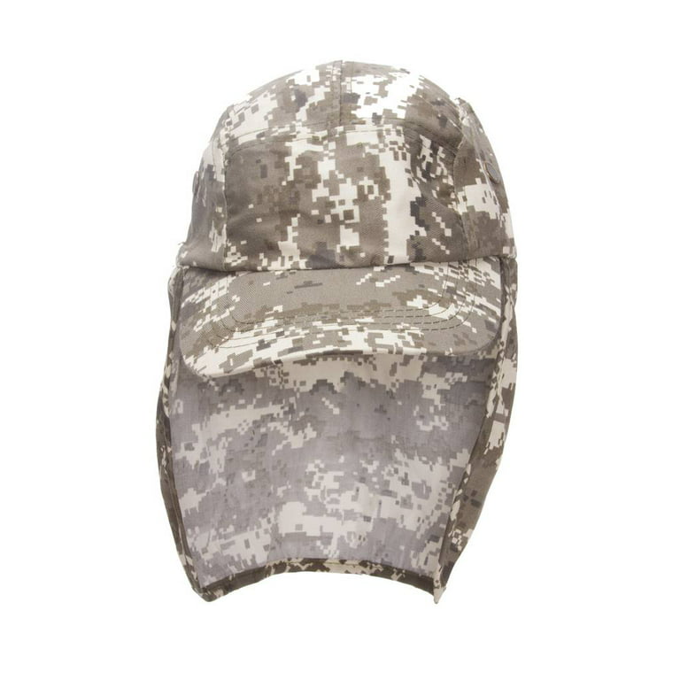 Topheadwear Vacation Flap Hat w/ Full Neck Cover - Digital Desert Camo