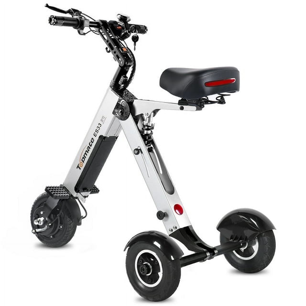 TopMate ES33 Powered Mobility Scooter 3 Wheels Foldable Trike with Seat ...