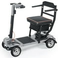 thumbnail image 1 of TopMate ES40 Mobility Scooters for Adults Lightweight Collapsible Airline Approved, Foldable Electric Powered Scooter for Seniors with Removable Battery, LED Headlights & Storage Bag - Silver Black, 1 of 7