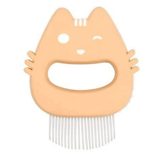 TopMed ETS Soft Deshedding Brush Proven Grooming Tools For Dogs Cats and Other Animals Removal Massaging Shell Comb Grooming and Shedding Matted Fur Remover (ORANGE)