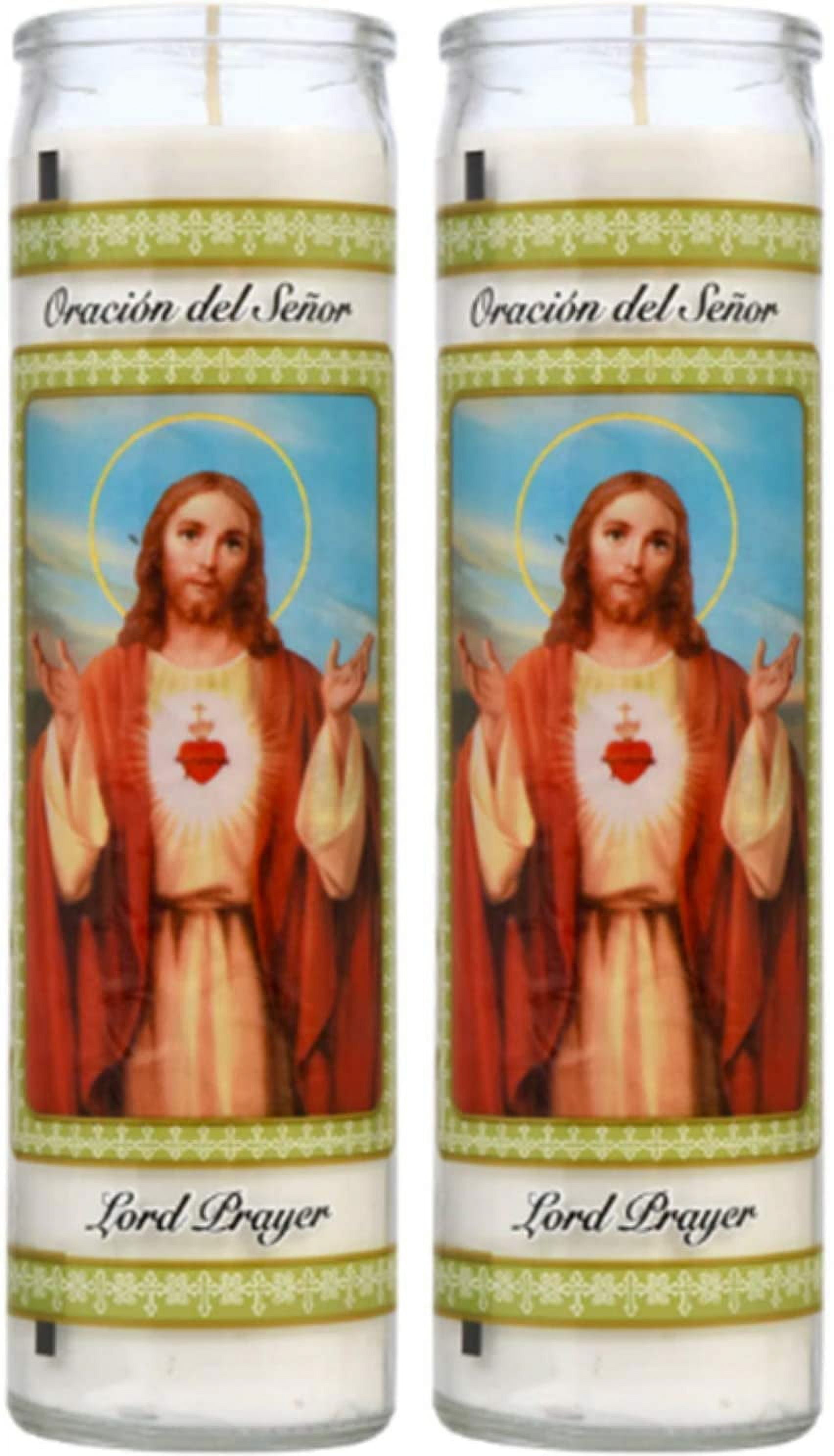 TopNotch Outlet Prayer Candles Unscented Candle Set (2 Pc Bulk) Great