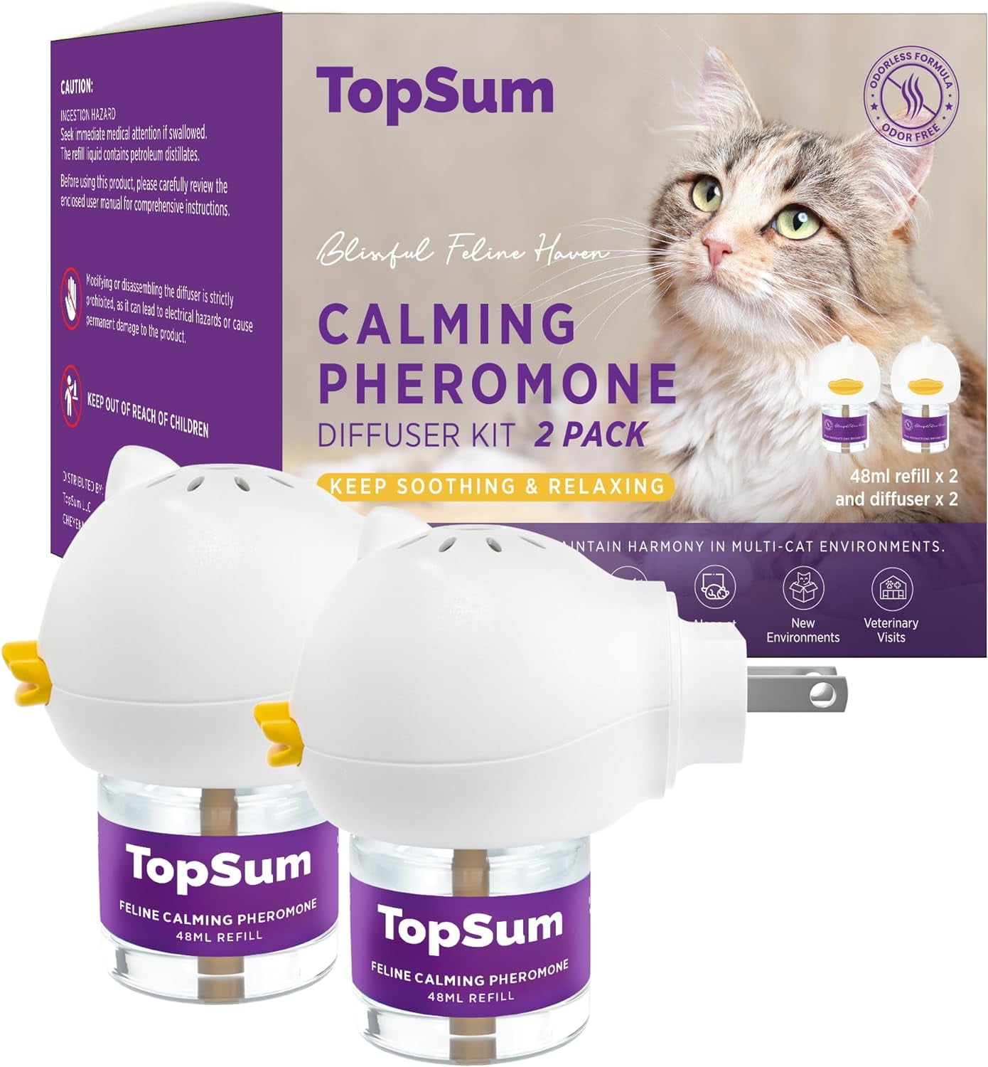 Cat Pheromone Diffuser in Cat Anxiety and Calming Walmart