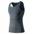 thumbnail image 1 of TopTie Men's Under Base Layer Gear Wear Shirt, Athletic Tank Top-Grey-L, 1 of 7