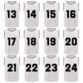 thumbnail image 1 of TopTie Numbered Scrimmage Team Practice Pinnies Mesh Jerseys Vests Pinnies (#13-24), 1 of 7
