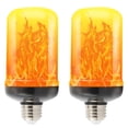 thumbnail image 1 of IAMSTECH LED Flame Light Bulbs 2PCS, Flickering Light Bulbs Upgraded 4 Modes, E26 Base Light Bulbs with Upside Down Effect for Daily, Garden Decor, Party, Patio, Indoor, Outdoor Decor, 1 of 9
