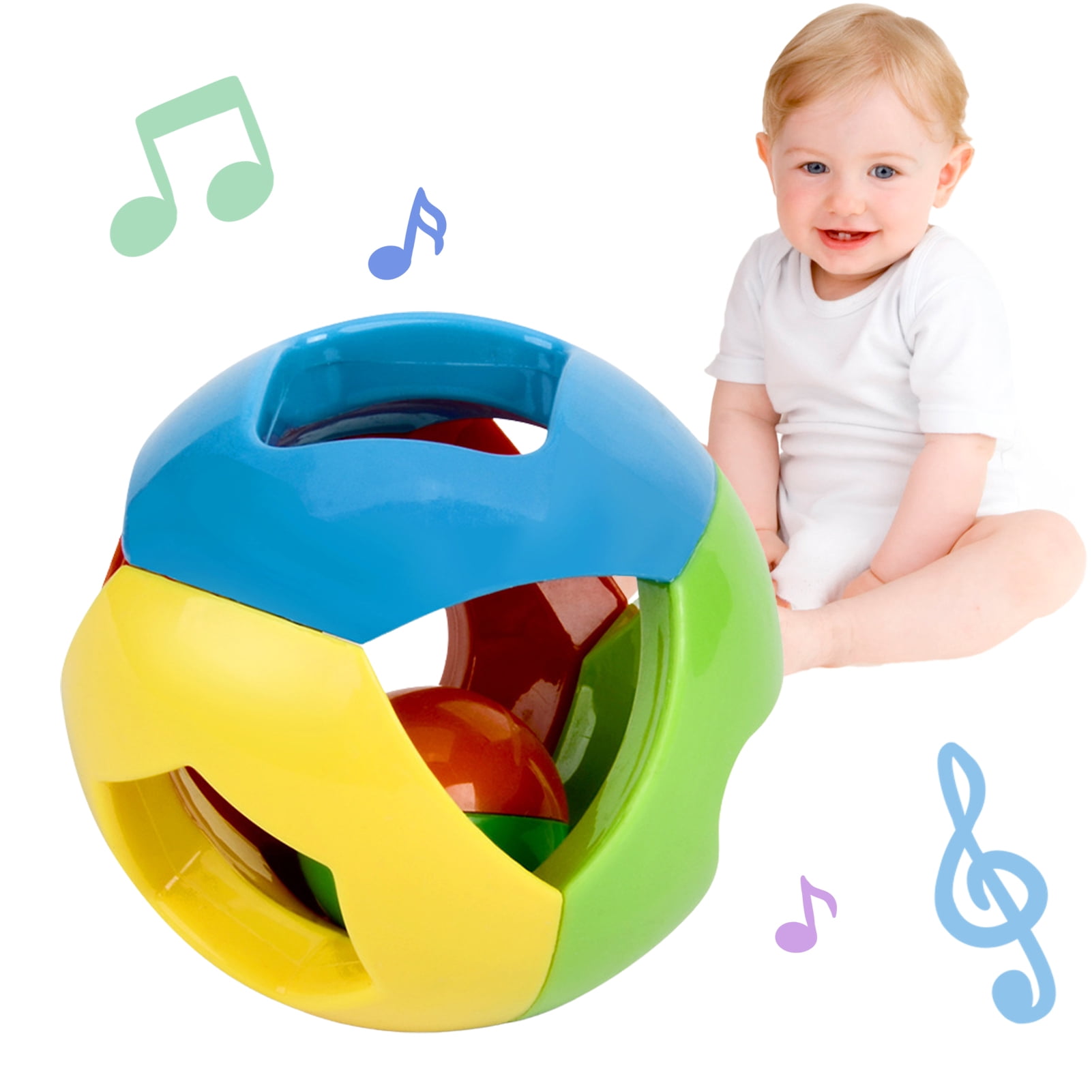 Topaty Baby Rattles Ball Toys Infant Grab Shake Rattle Early