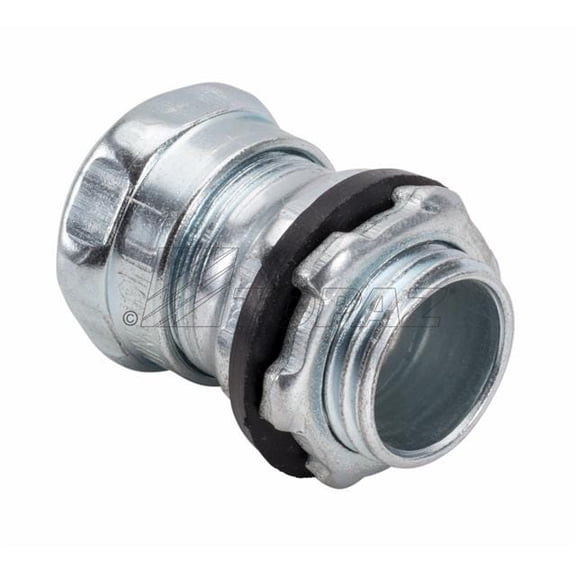 Topaz 660SRT Compression EMT Connector, Steel, 4"