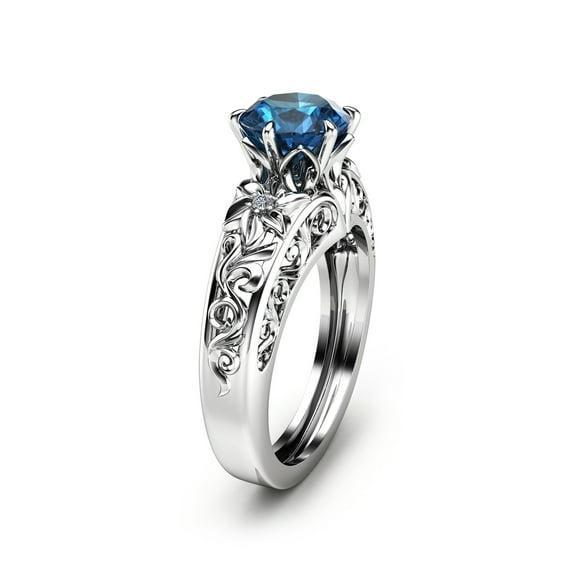 Topaz Engagement Ring