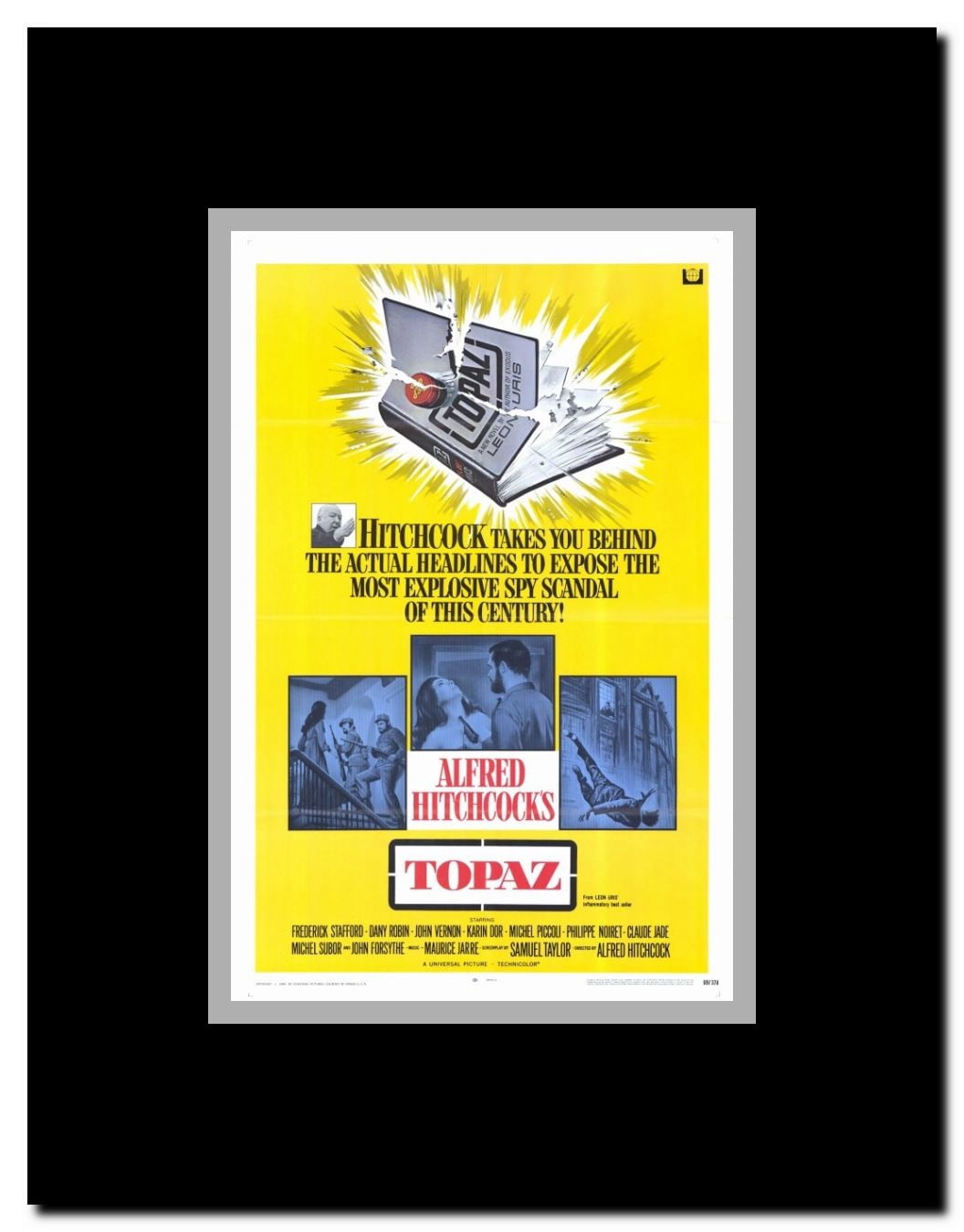 Topaz Framed Movie Poster