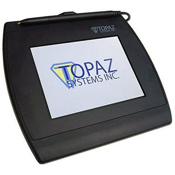 Topaz Siggem 5.7” Color Dual Serial/HID USB BackLit Electronic Signature Pad with Software