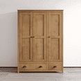 thumbnail image 1 of Topazio 3D2S Solid Wood Wardrobe, 1 of 7