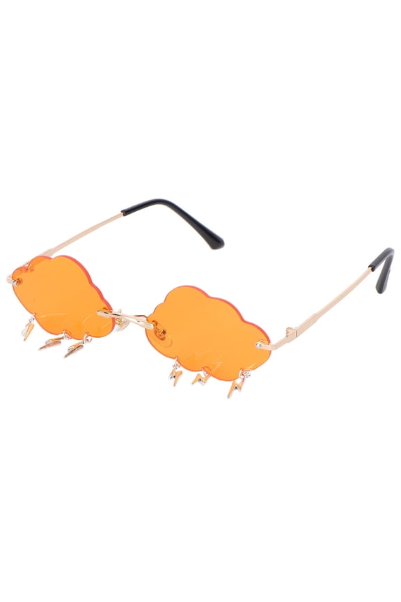 y unique sunglasses UV Protection Sunglasses Women Orange 1 Pair