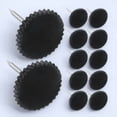 thumbnail image 1 of Topbathy 100Pcs Black Thumb Tacks Plastic Pushpins for Office Bulletin Message Boards, 1 of 6