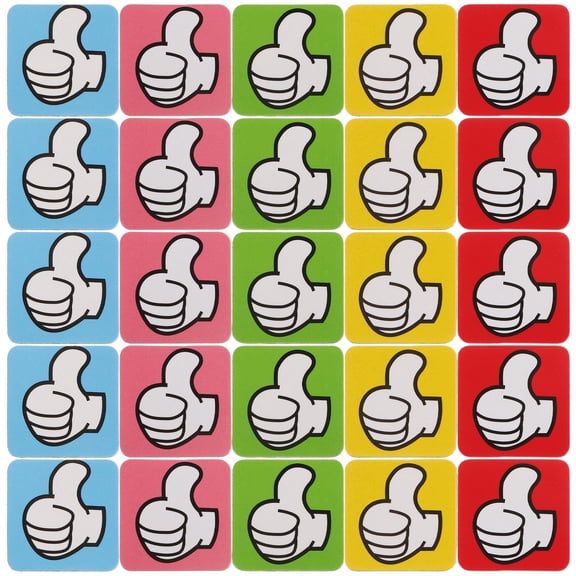 Topbathy 100 Assorted Color Small Thumb Magnets for School Use Rubber Office Fridge Blackboard Incentive Stickers