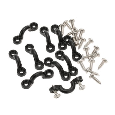 8-Piece Stainless Steel Nuts & Screws Kit For Kayaks Canoes – Pad Eye Mounting Hardware