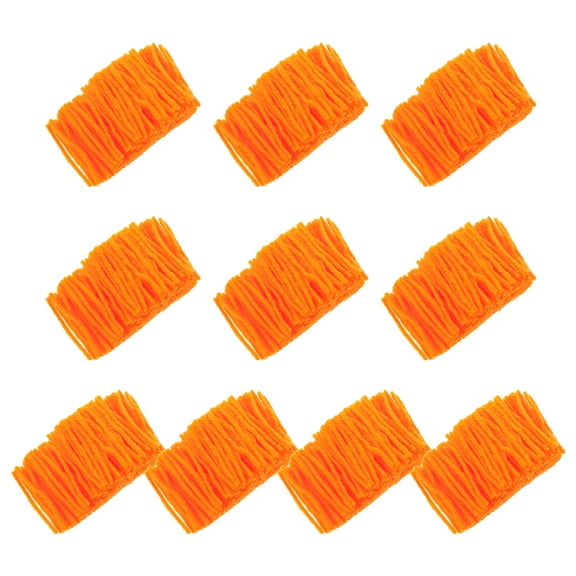 Topbathy 10Set Rug Yarn for Crocheting Acrylic Fiber in Orange for Home Use and DIY Crafts