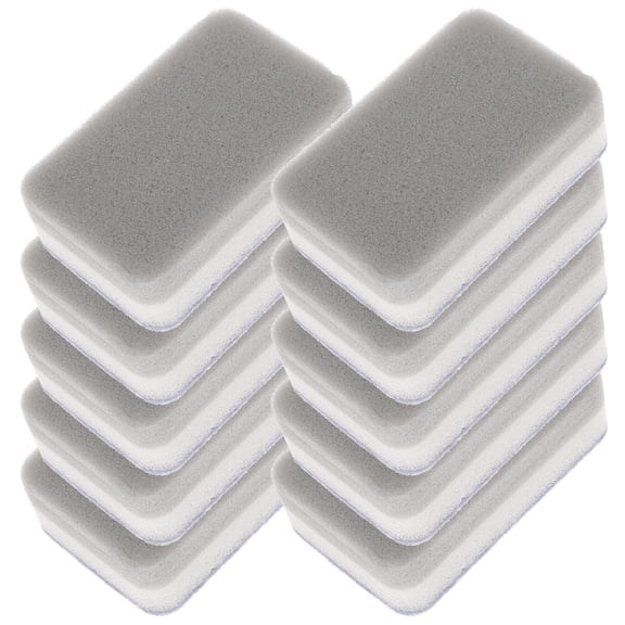 Topbathy Dish Cleaning Tools Scouring Pad Sponge Grey 10Pcs