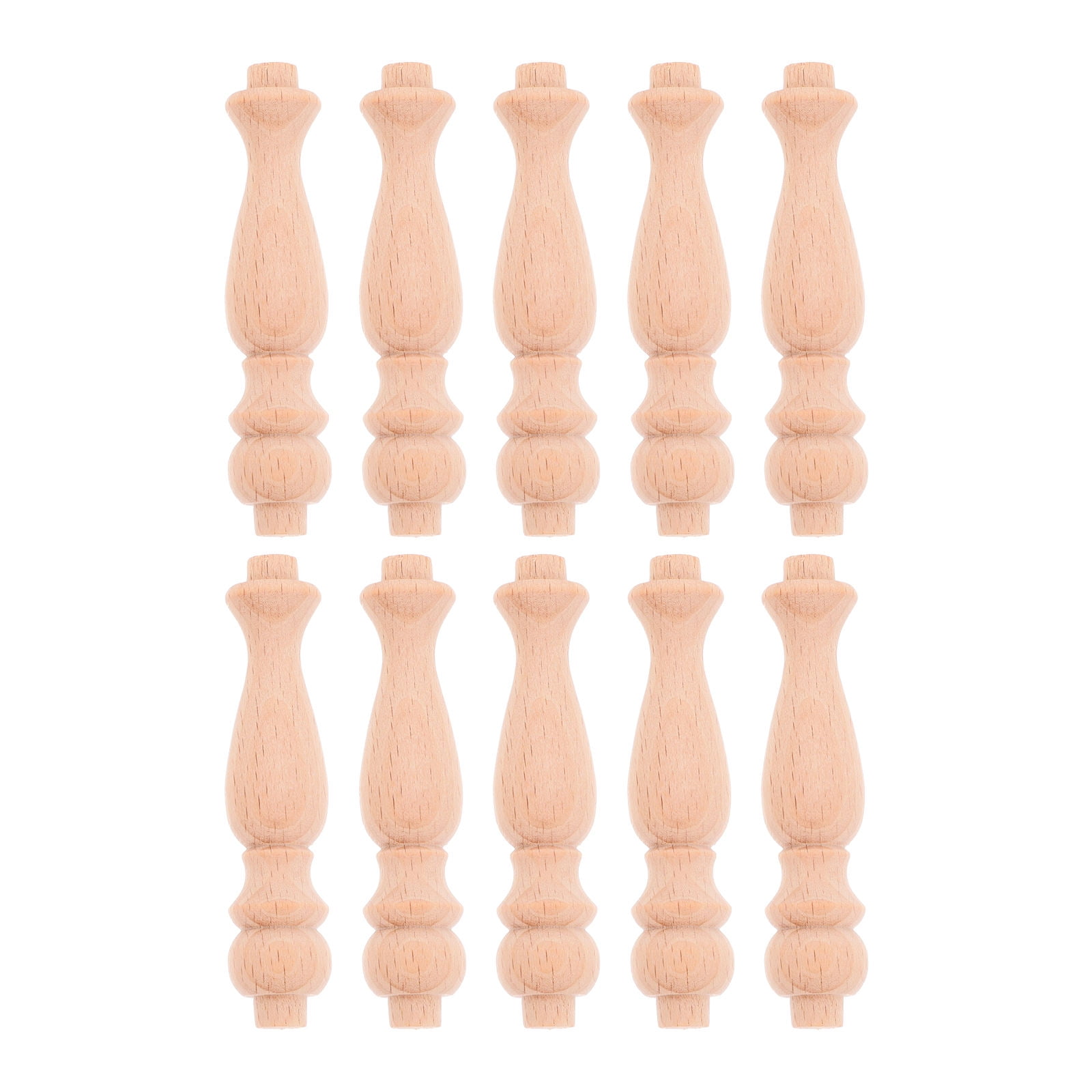 Topbathy Wood Spindles For Table Legs Unfinished Wood Spindles Khaki ...